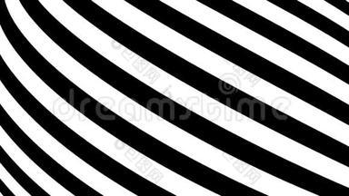 <strong>黑白条纹</strong>。 计算机生成的抽象背景，三维渲染